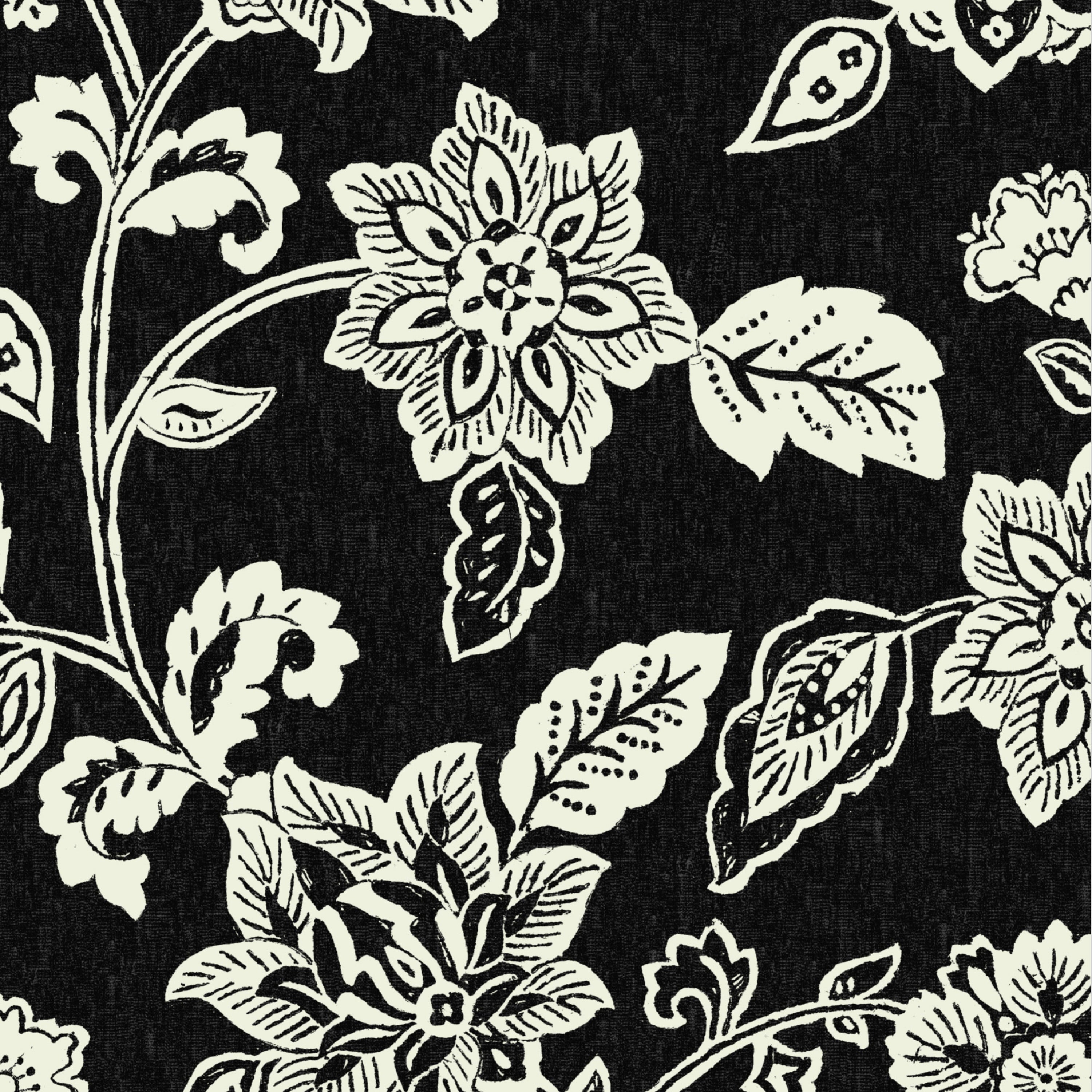 Arden Selections PolyFill Outdoor Chair Cushion 20 x 21， Ashland Black Jacobean