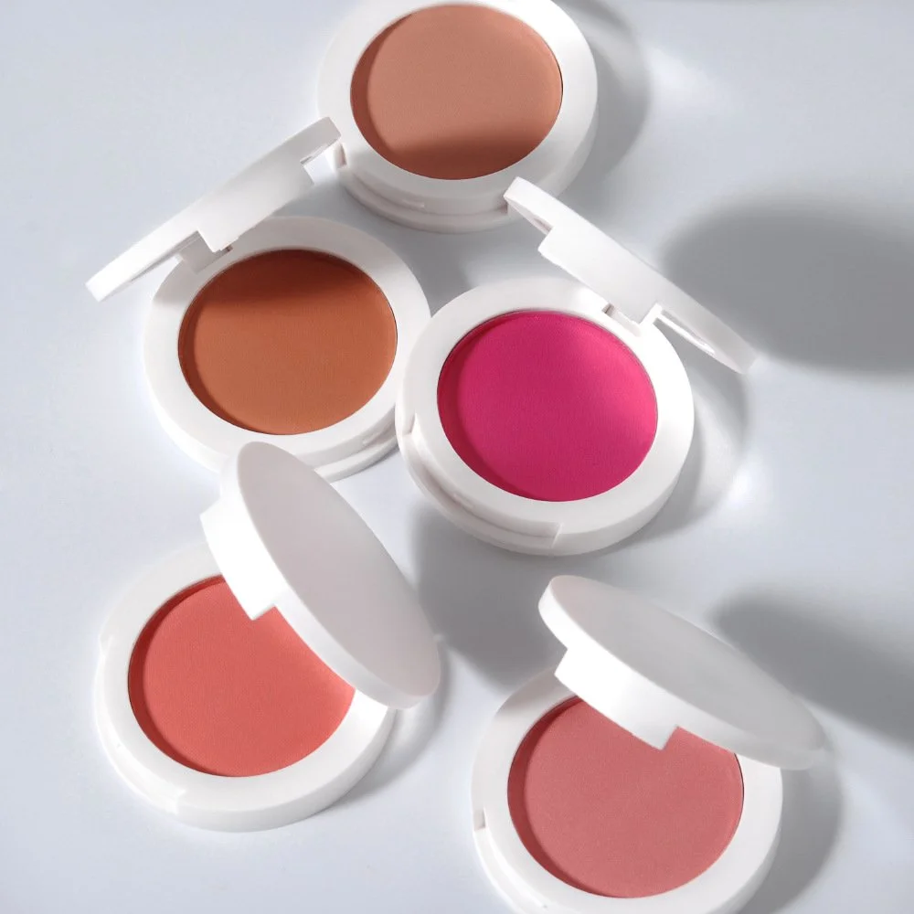 High Pigment Pressed Single Color Face Blush Palette Makeup Blush Powder