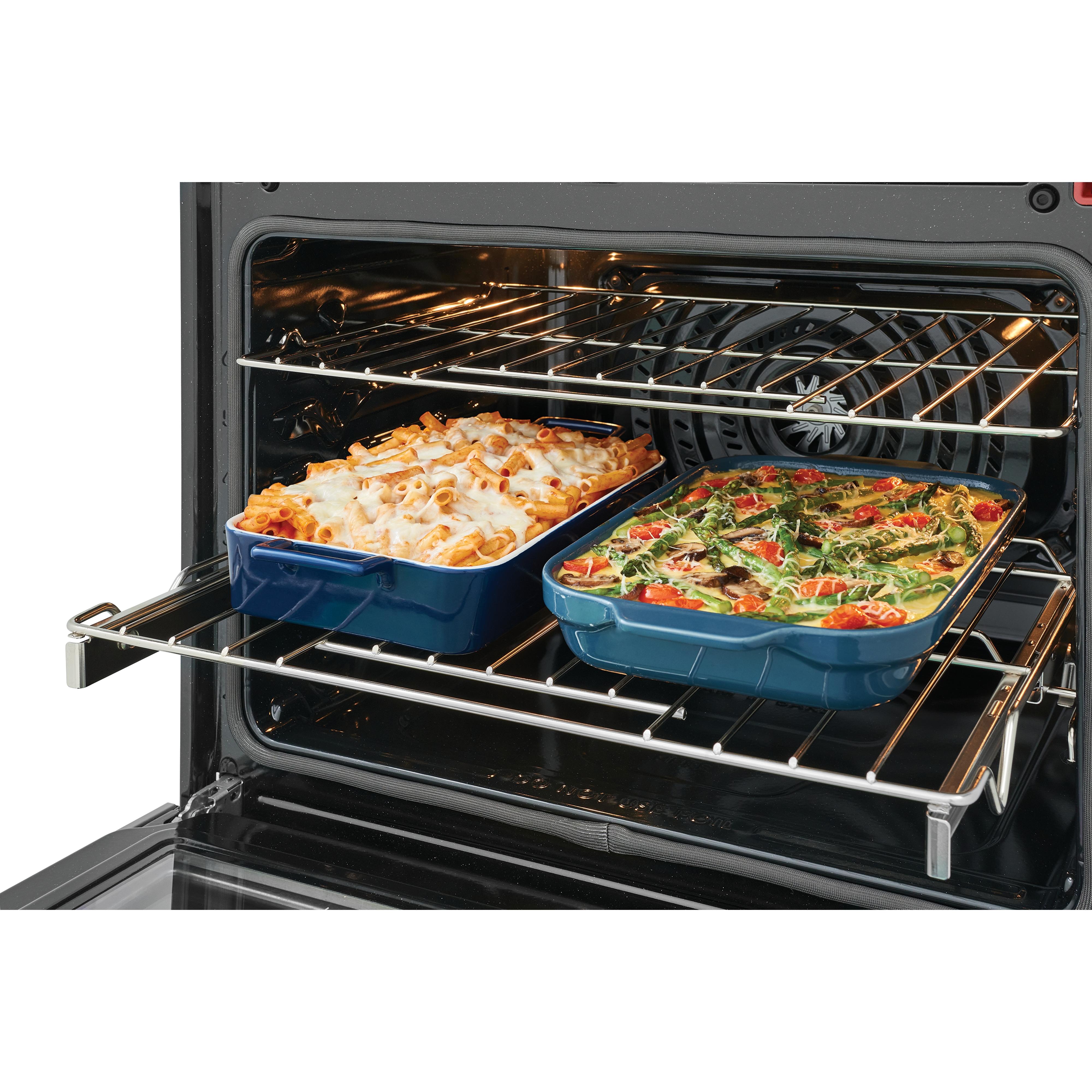 Frigidaire Gallery 27-inch Double Electric Wall Oven with Total Convection GCWD2767AD