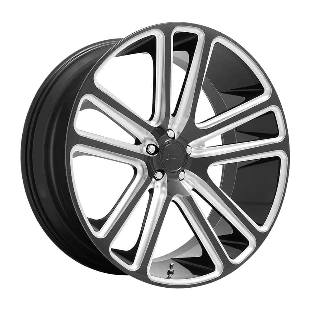 DUB 1PC S255 FLEX S255 24X10 5X5.0 GL-BLK-MIL 10MM
