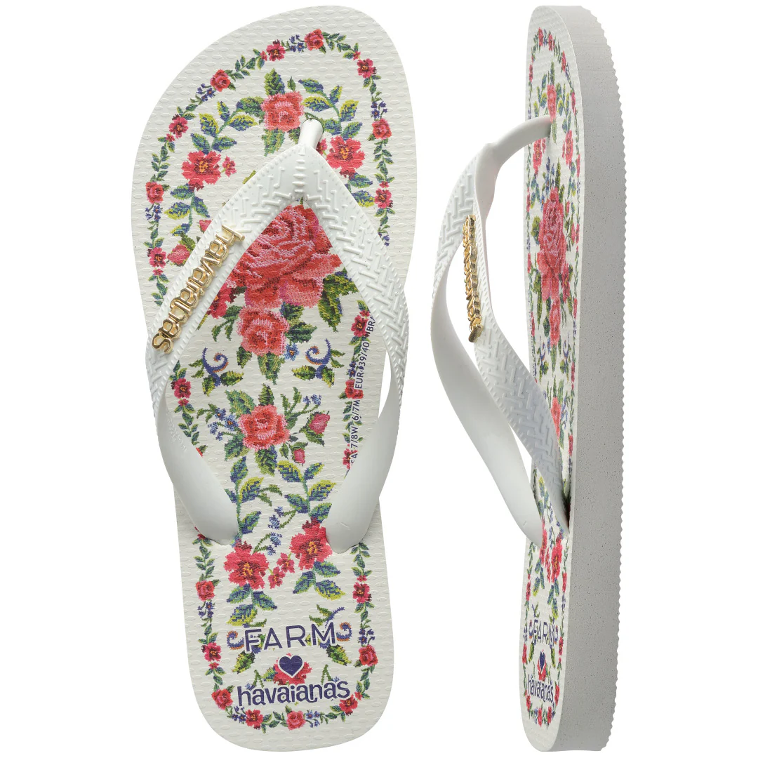Chinelo Havaianas Farm Flor de Realeza