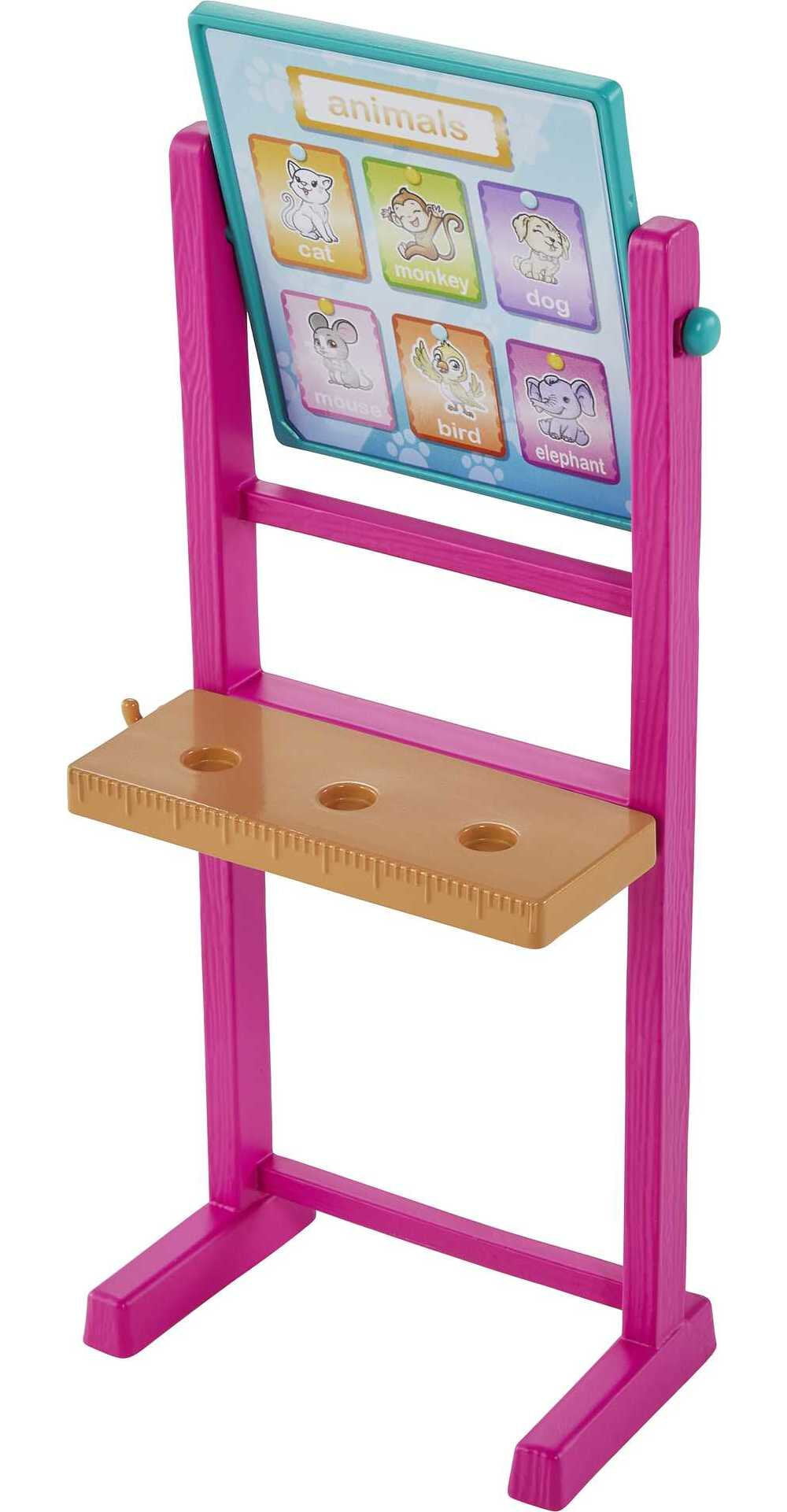 Barbie Careers Teacher Playset with Blonde Fashion Doll, 1 Toddler Doll, Furniture & Accessories