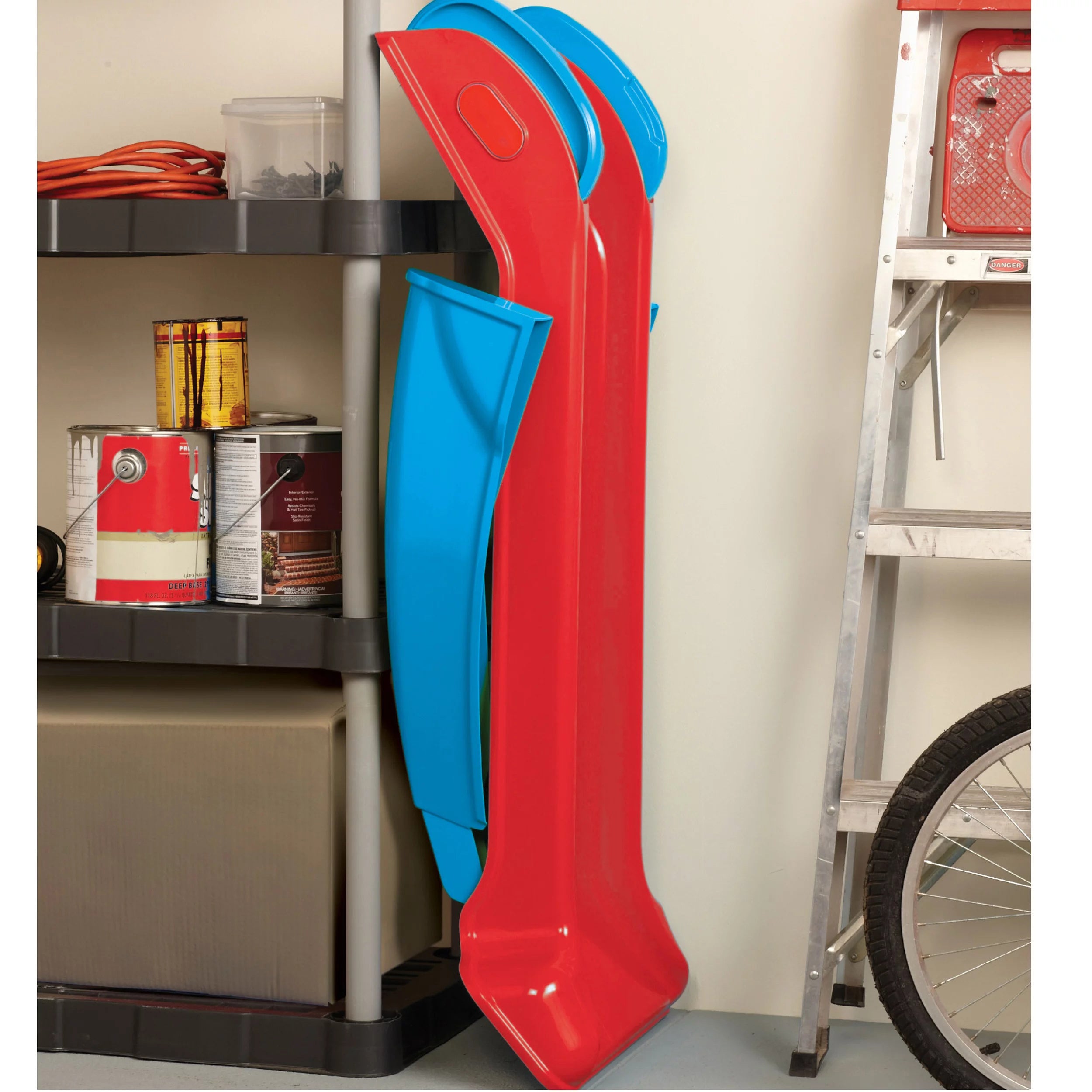 First Slide for Kids， Easy Set Up for Indoor Outdoor， Easy to Store， for Toddlers Ages 18 Months - 6 years