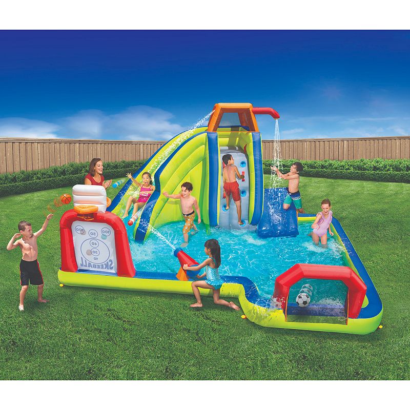 Banzai Inflatable Arcade Splash Water Park