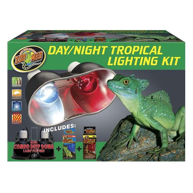Zoo Med 097612322330 Day and Night Tropical Lighting Kit