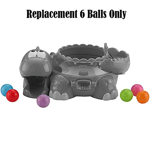 Replacement Parts for Fisher-Price Go Baby Go Poppity Pop Musical Dino - W1392 ~ Replacement Balls - Set of 6