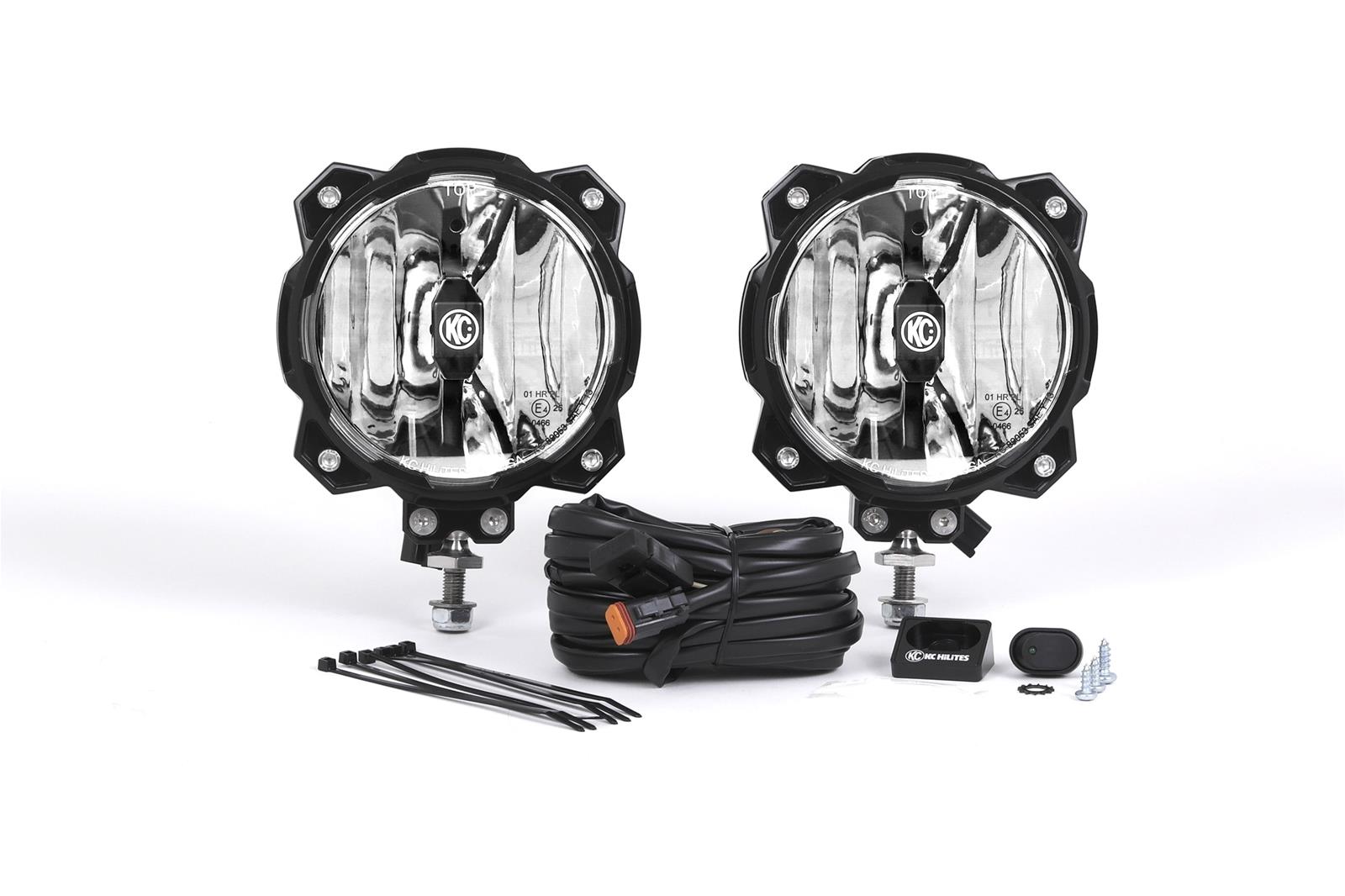 KC HiLiTES 91301 KC HiLiTES Gravity LED Pro6 Single Mount Lights