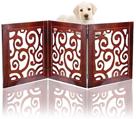 Freestanding Wooden Pet Gate