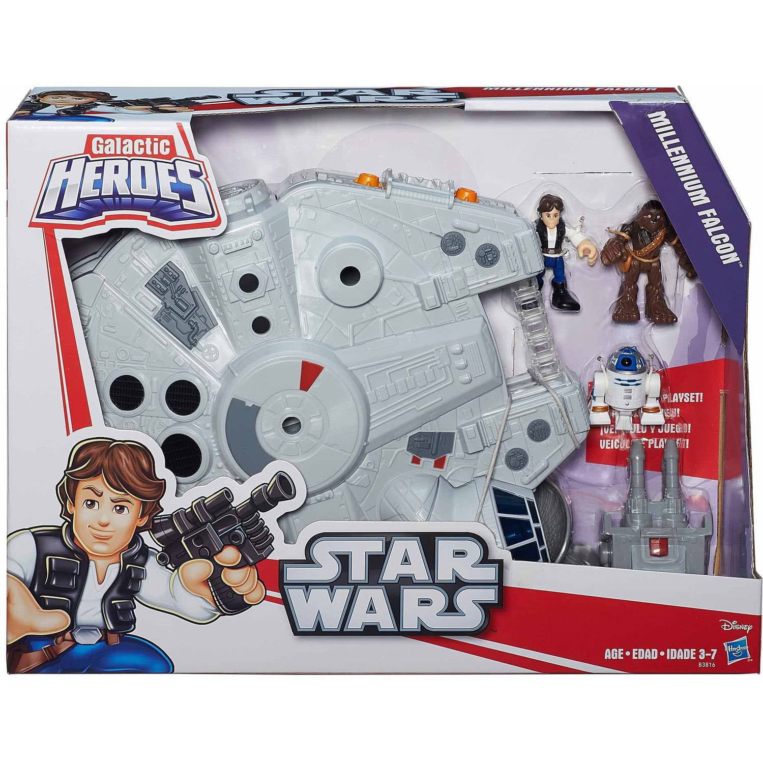 Galactic Heroes Star Wars Millennium Falcon Playset