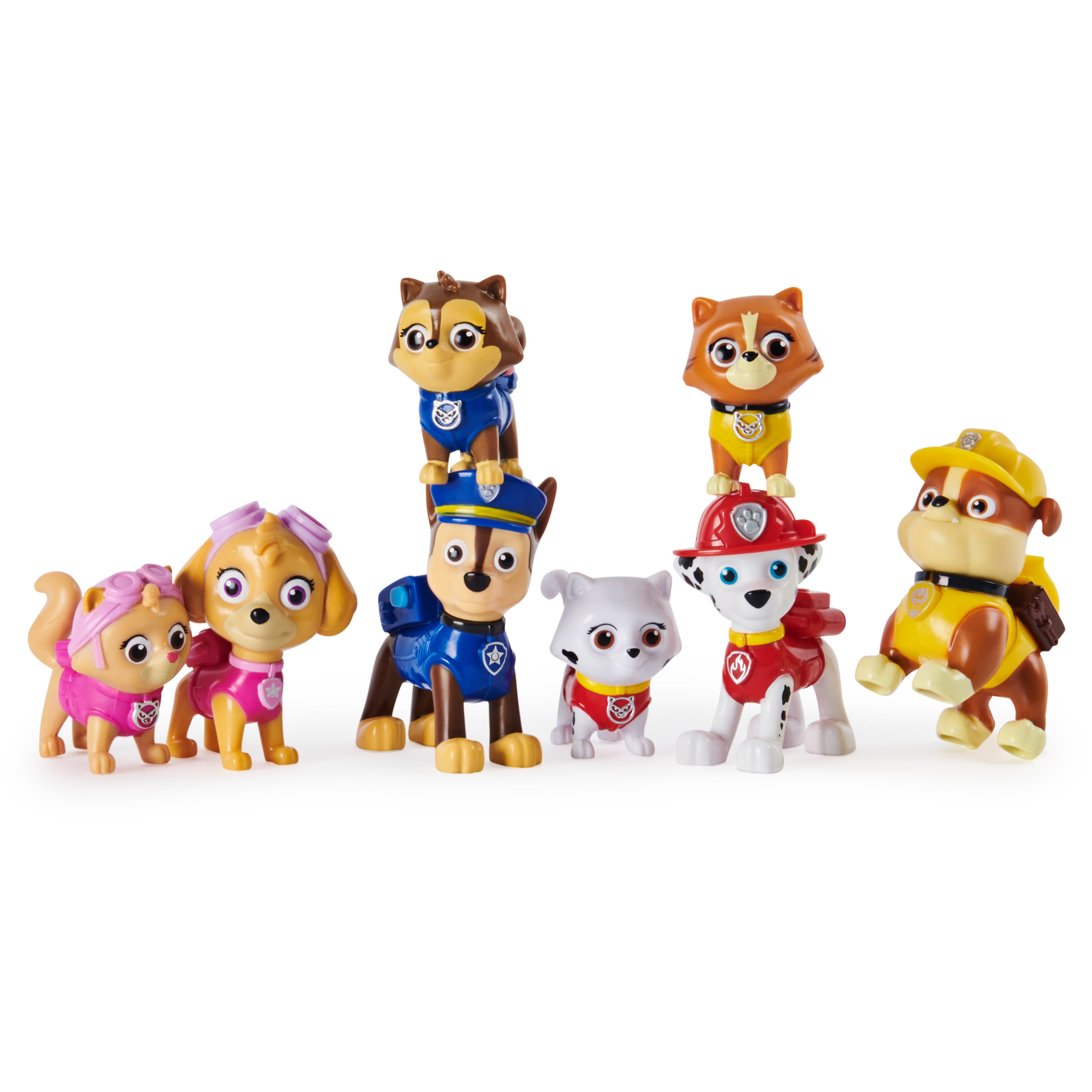 Paw Patrol， Kitty Catastrophe Gift Set with 8 Collectible Toy Figures， for Kids Aged 3 and up