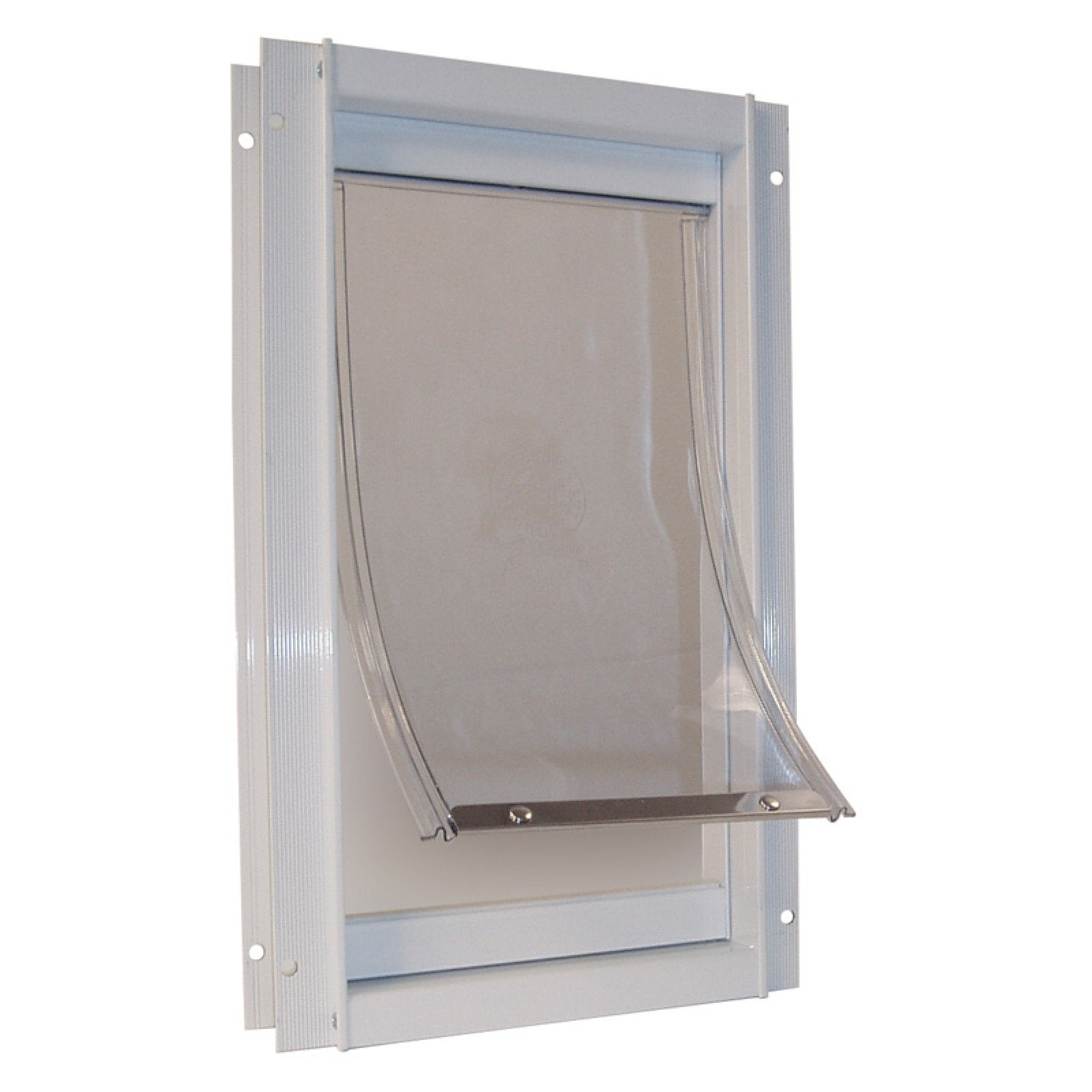 Ideal Pet 15 In. x 20 In. Super Large Aluminum White Pet Door