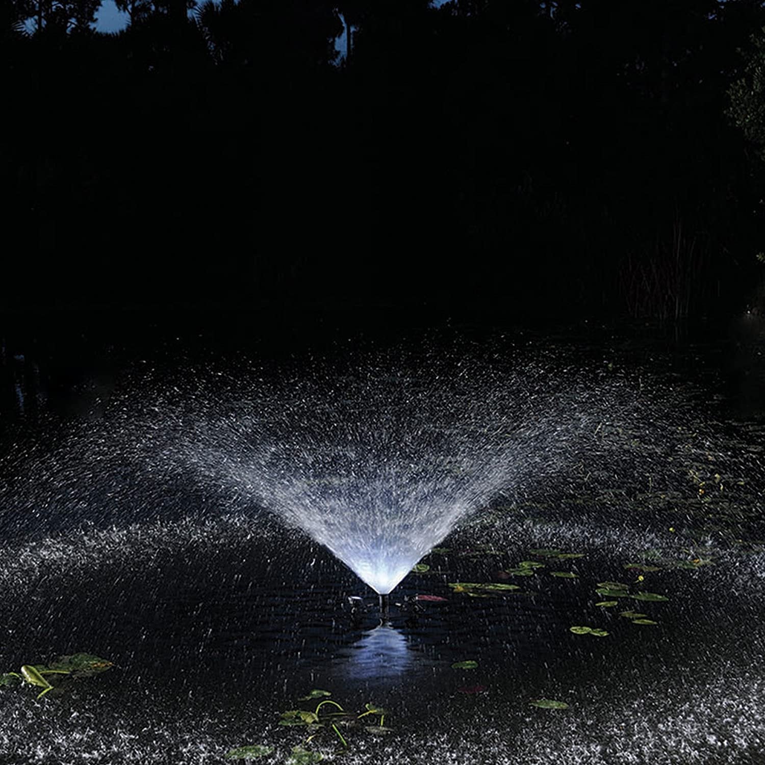 Oase OA45393 0.5 HP Floating Fountain with Lights