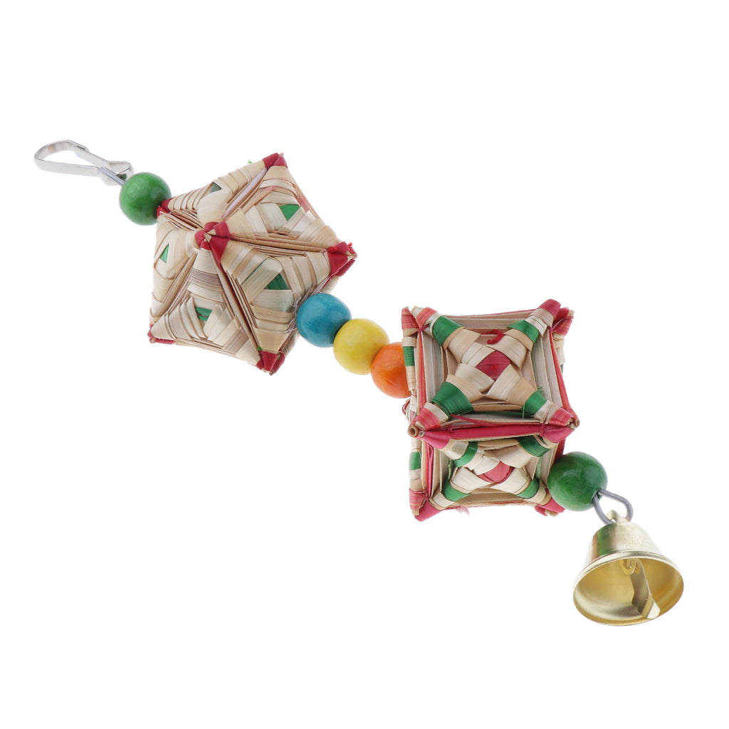 Bird Toys Parrot Cages Hanging Toy For Parakeet Cockatiel Budgie Lovebird