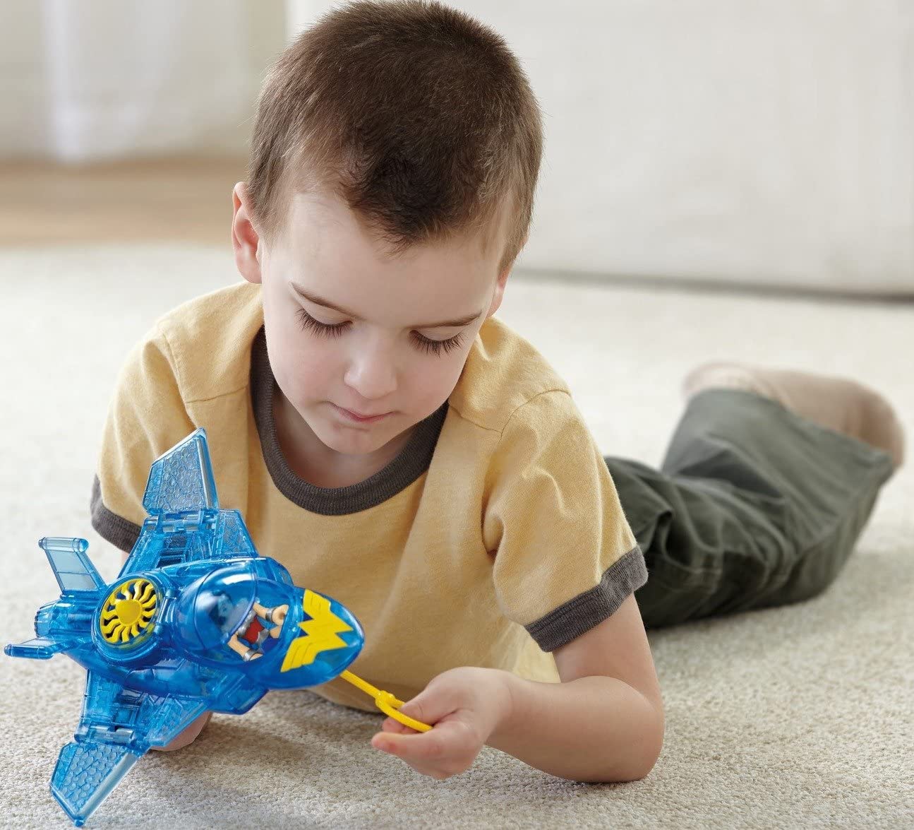 DC Super Friends Imaginext Wonder Woman and Invisible Jet Figure Set