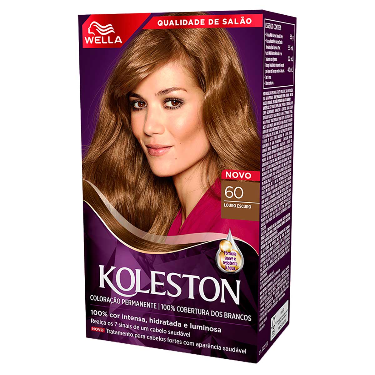 Kit tintura 60 louro escuro Wella Koleston