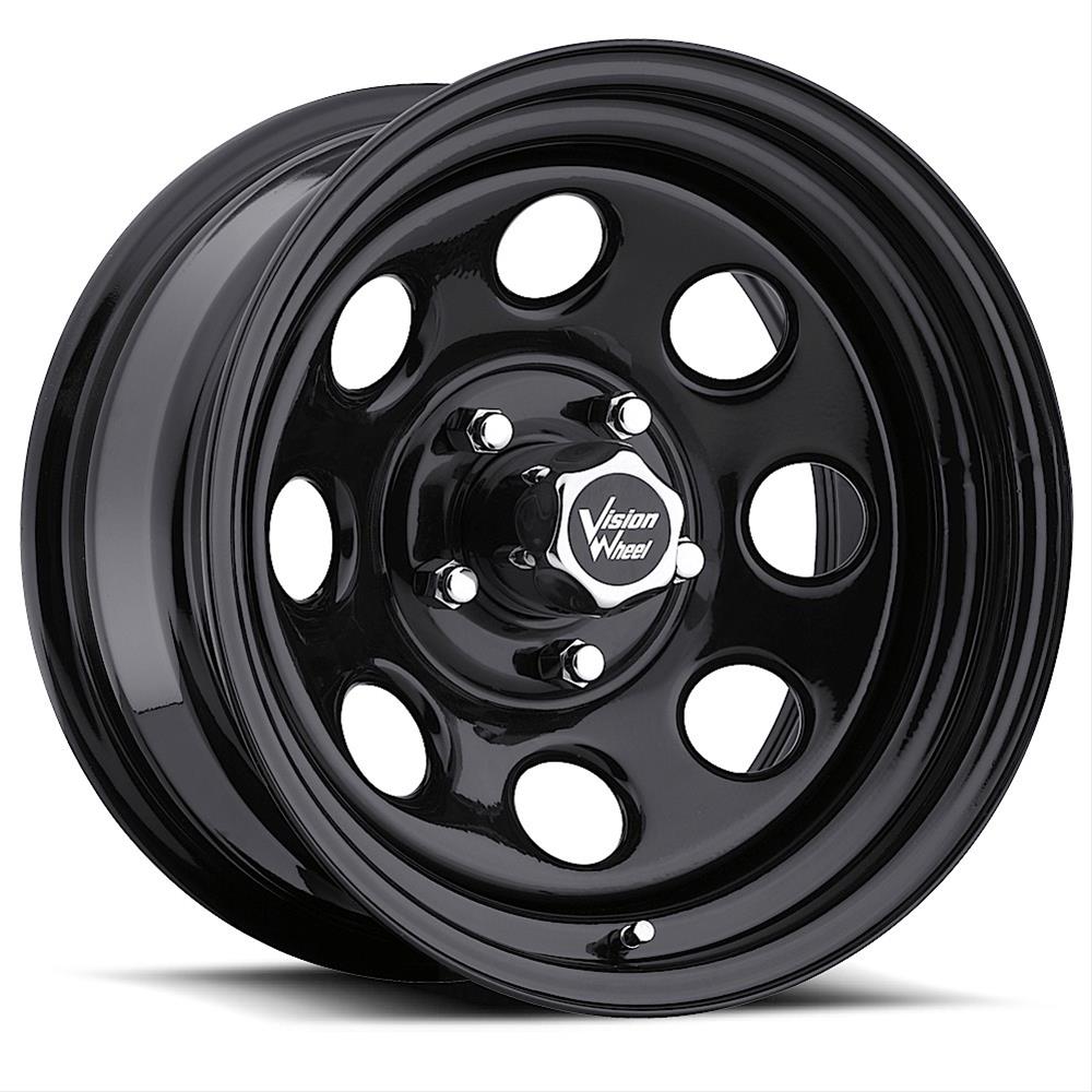 Vision Wheel 85H7883NS Vision HD 85 Soft 8 Series Black Wheels