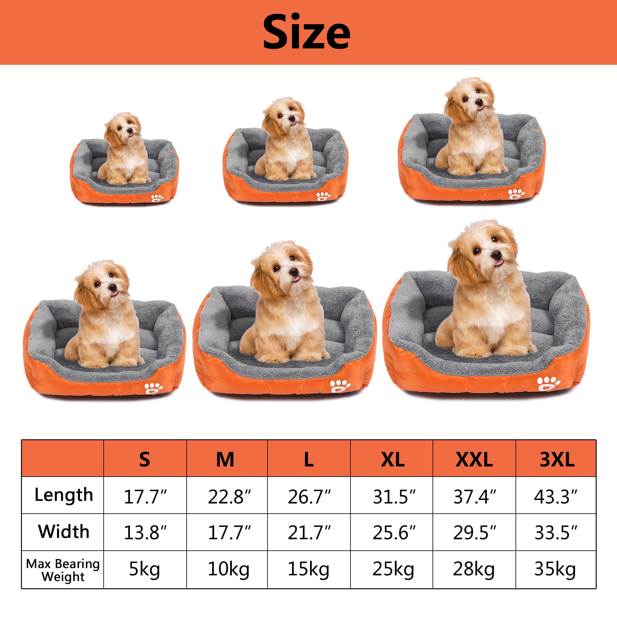 Pet Dog Bed Cat Puppy Cushion Kennel Mat Dog Sofa Beds for Small Dogs