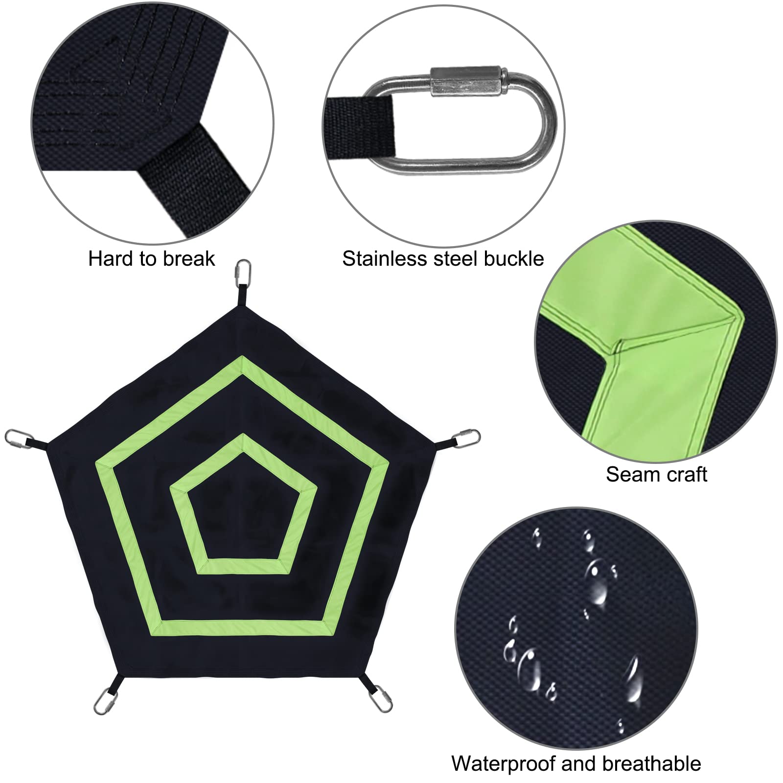 SMkidsport 10 FT Metal Climbing Dome Hammock