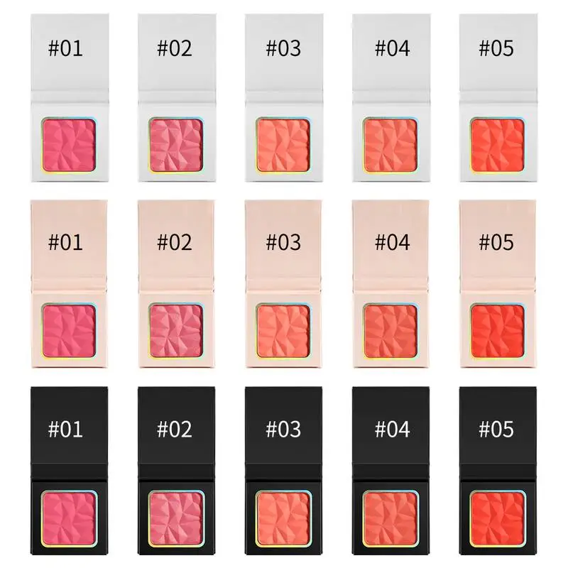 Private Label No Logo Diamond Single Blush Palette