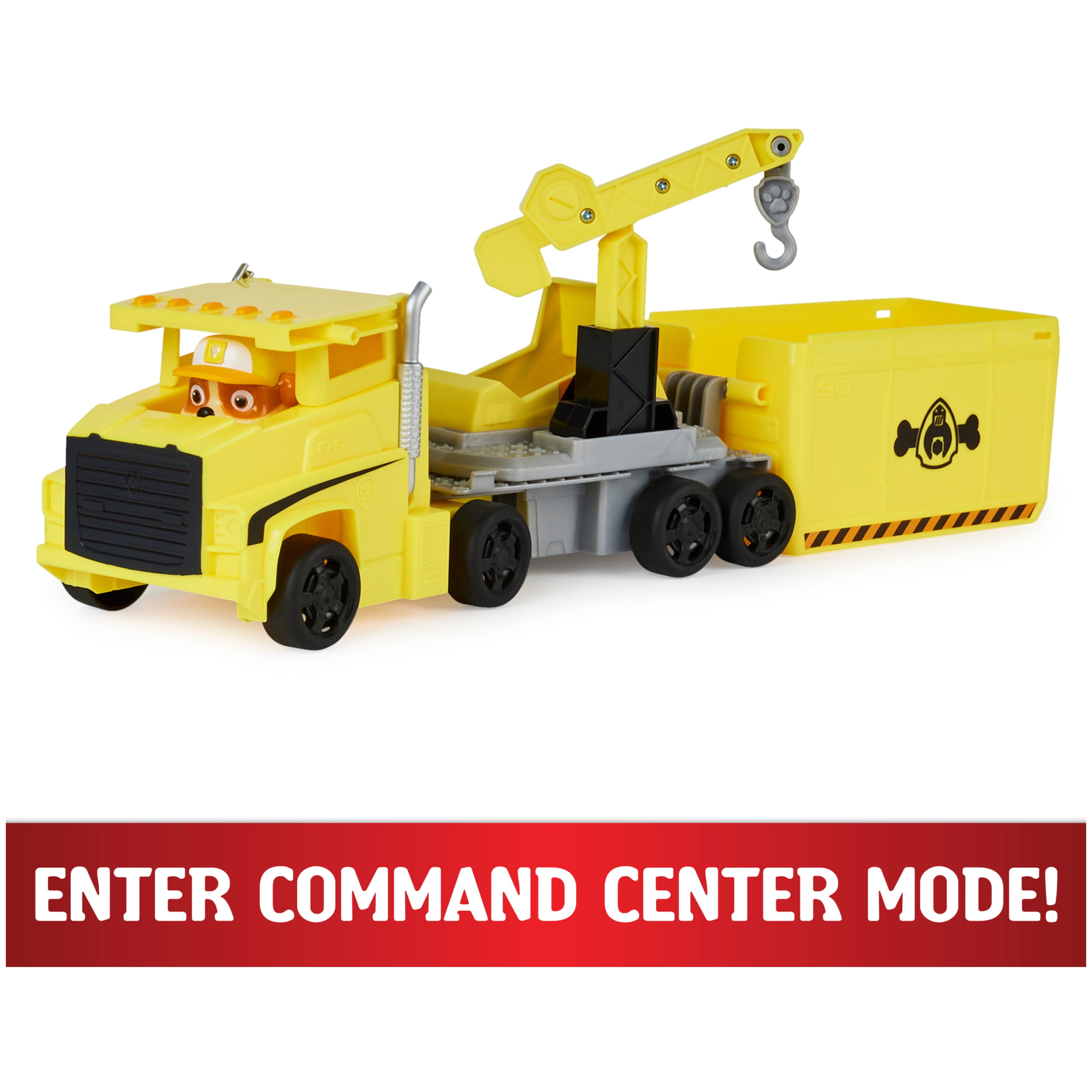 PAW Patrol， Big Truck Pup’s Rubble Transforming Vehicle and Figure