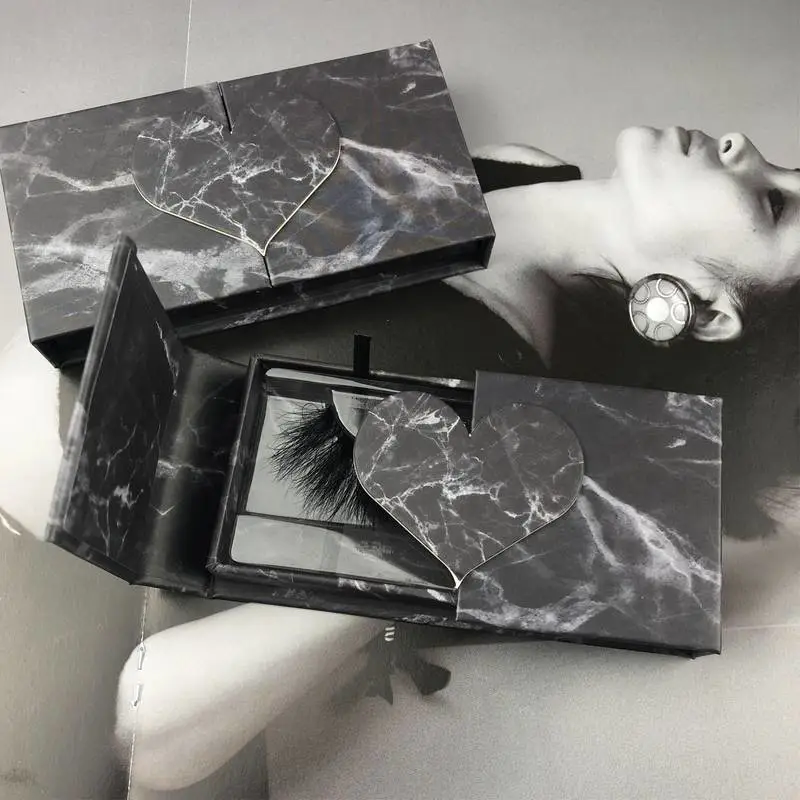 Book Heart False Eyelashes Box