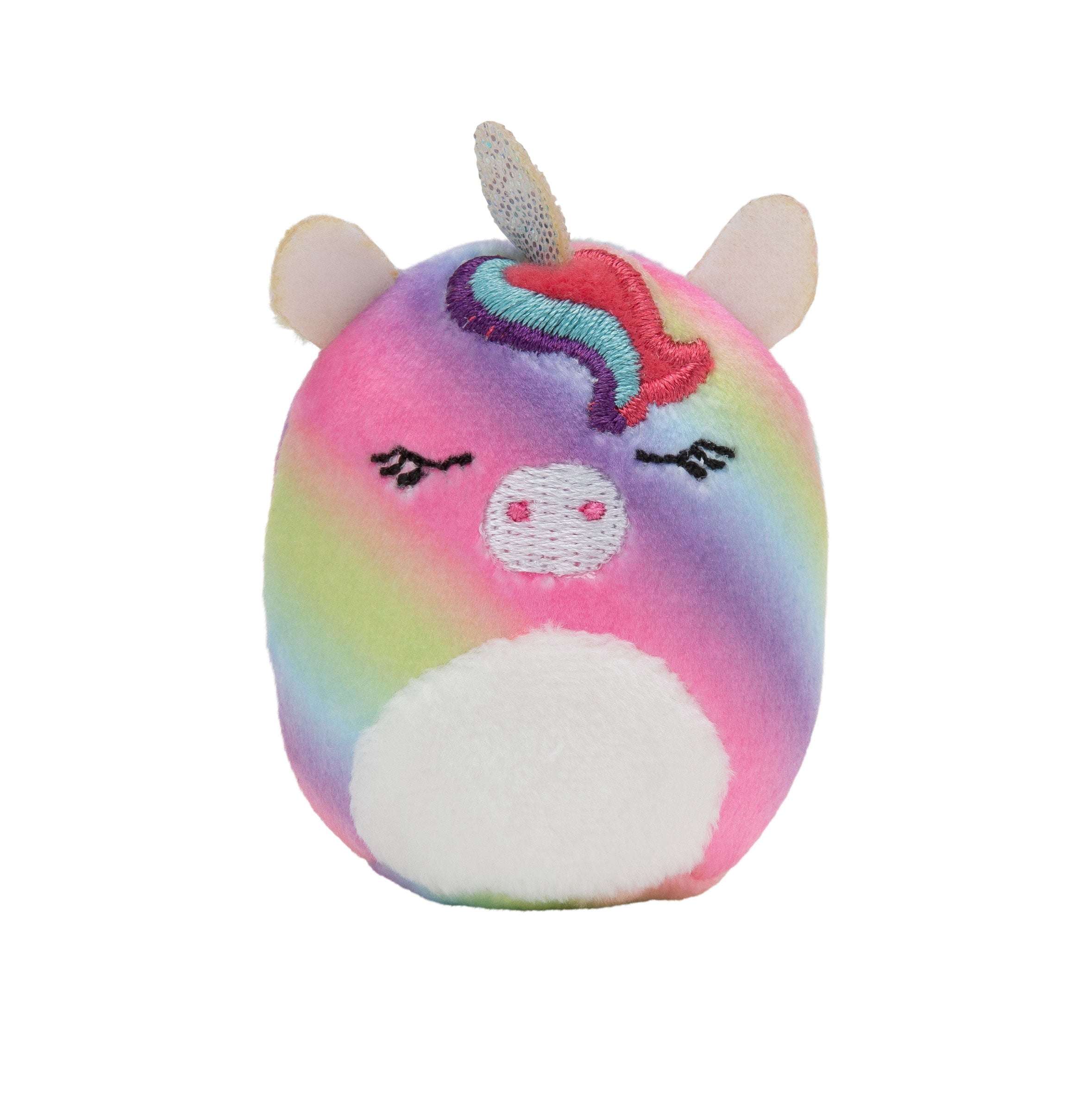 Squishmallows’ Squishville Mystery Mini Plush Rainbow Dream Squad， Six 2” Soft Mini-Squishmallow Rainbow Animals