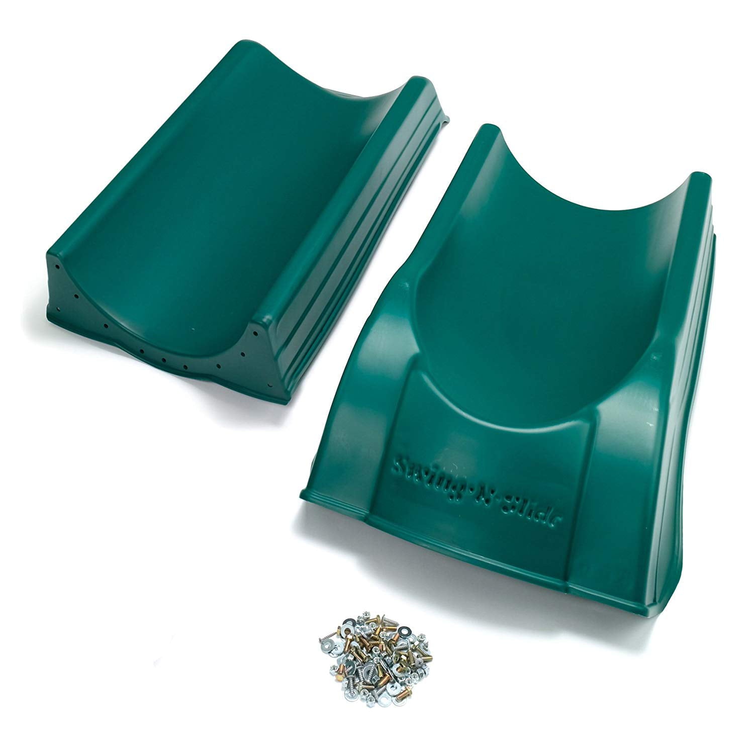 Swing-N-Slide 4 Foot Summit Slide with Lifetime Warranty， Green