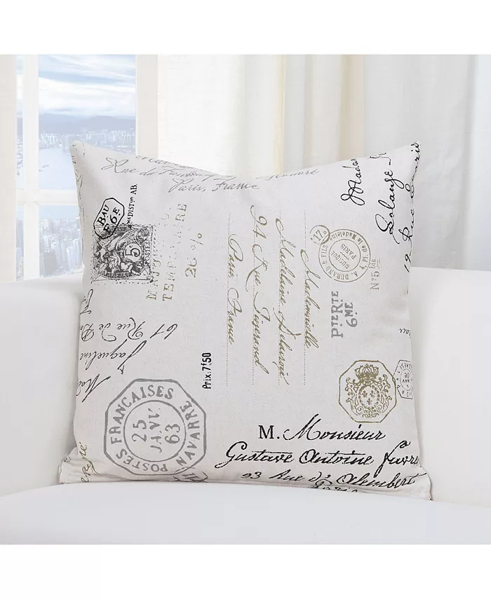 Siscovers Postscript Decorative Pillow， 16