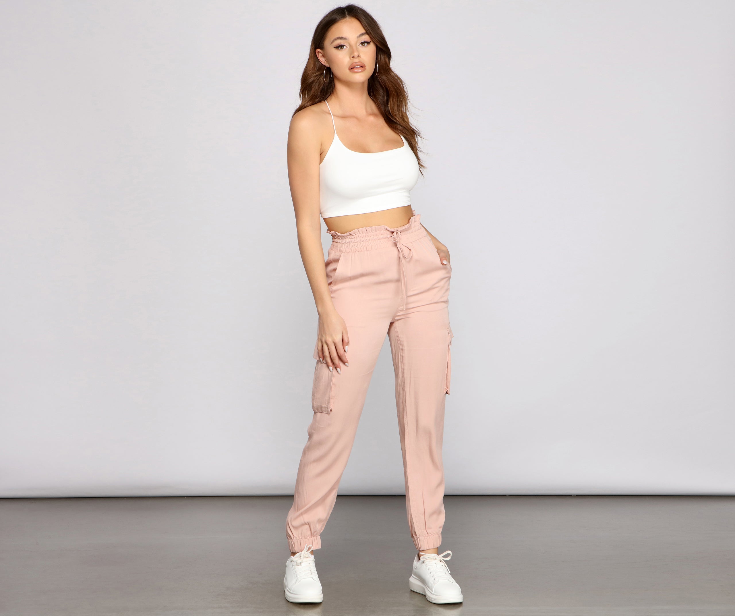 Trendy Moment Cargo Joggers