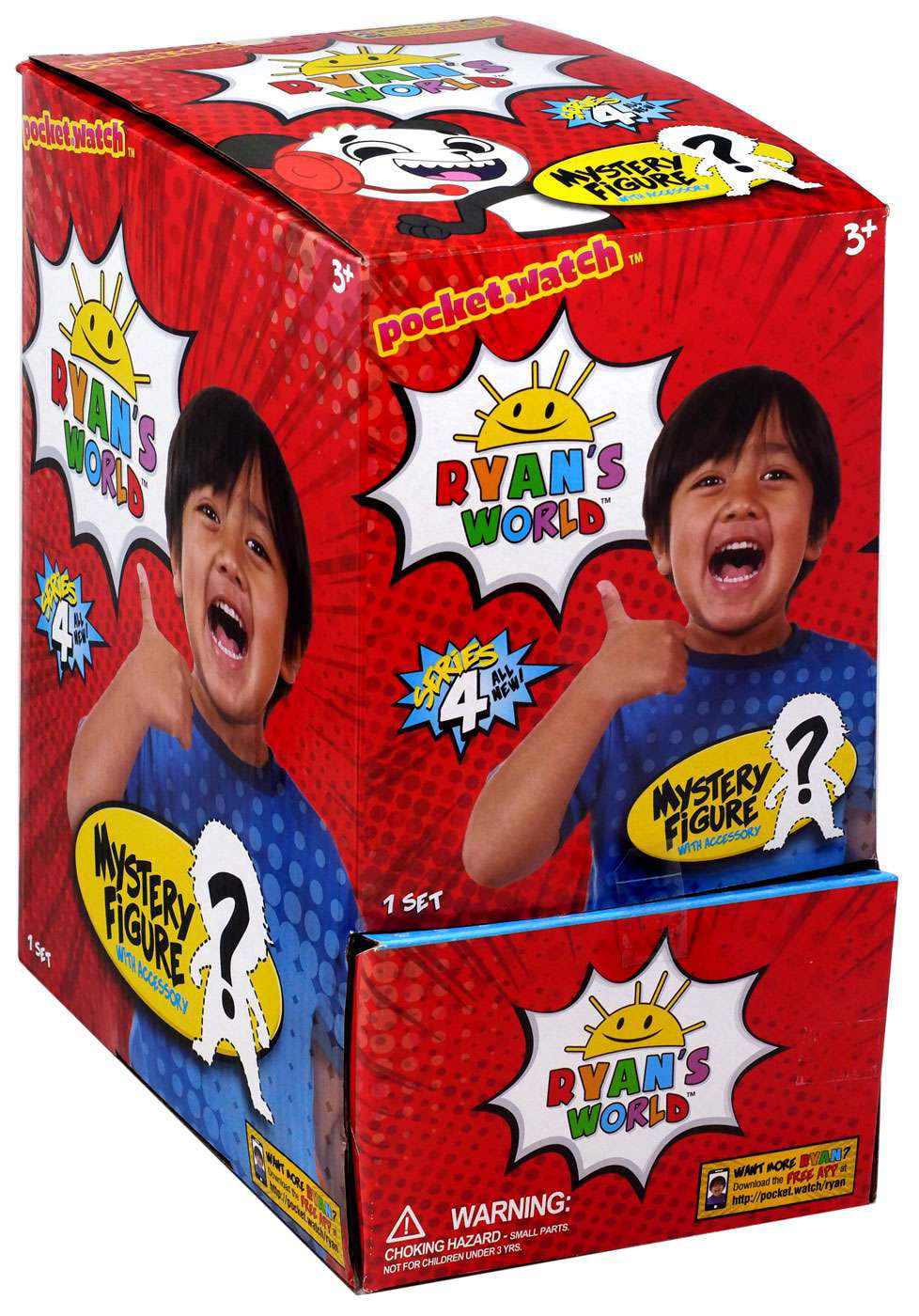 Ryan's World Mini Figure with Accessory Series 4 Mystery Box (24 Packs)