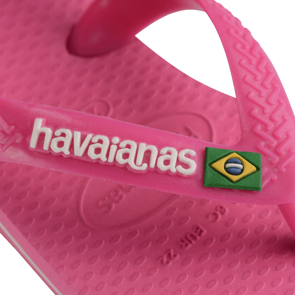 Chinelo Havaianas Baby Brasil Logo