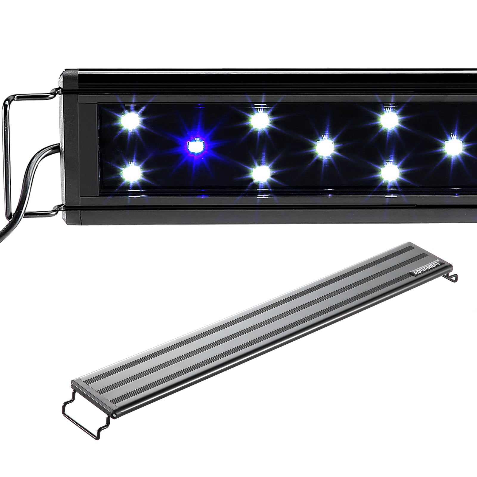 Aquaneat LED Aquarium Light White Blue 24 inch Fresh Water Fish Tank Light