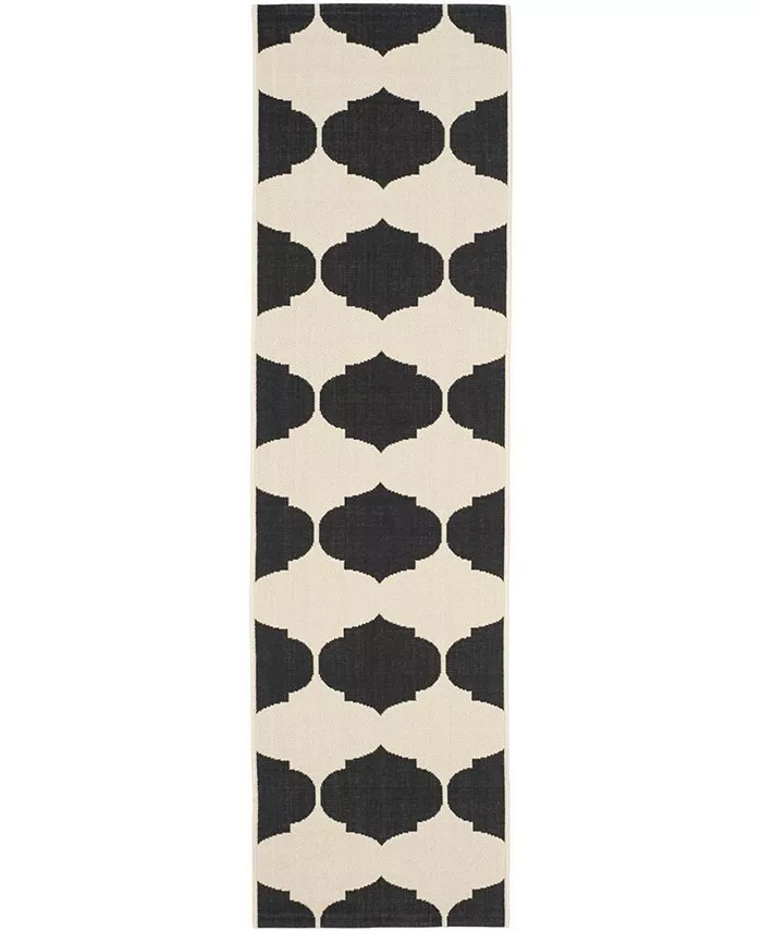 Safavieh Courtyard Beige and Black 2'3