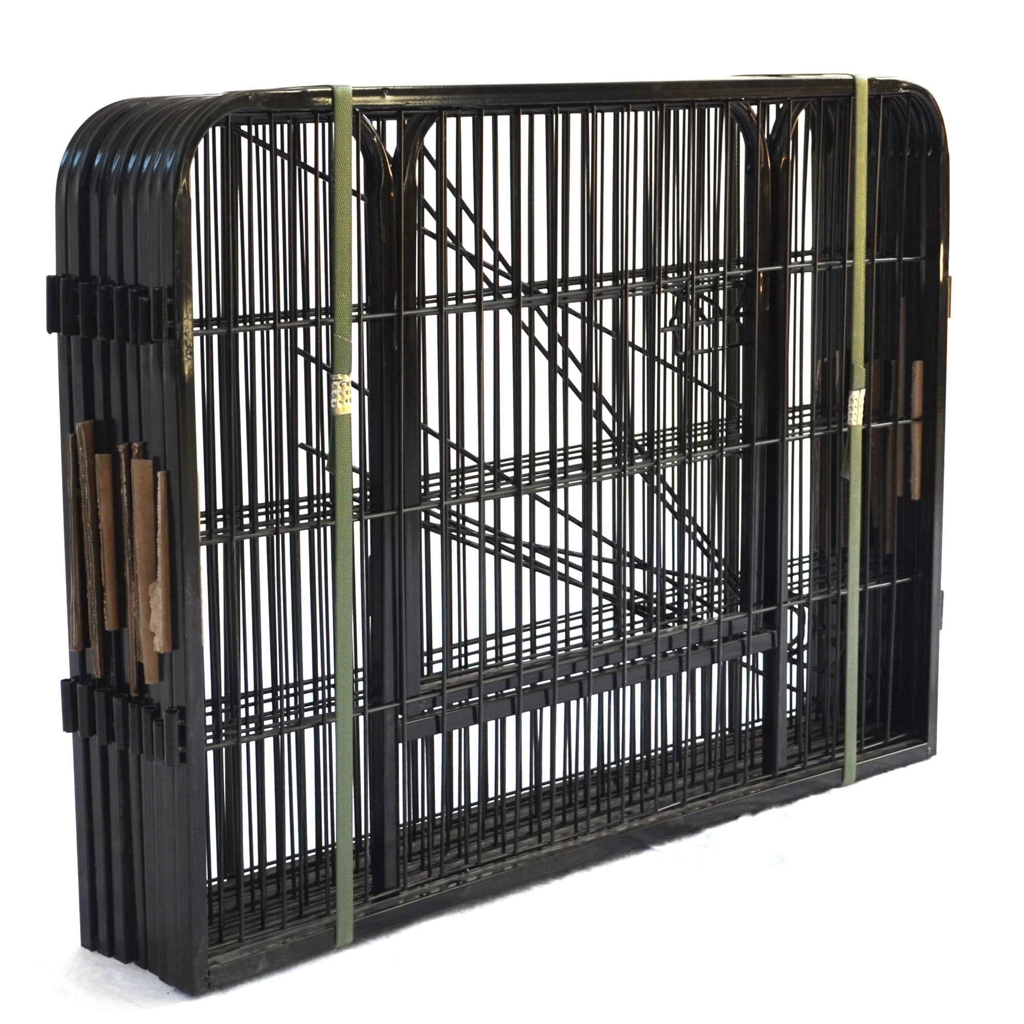 Semiocthome Portable Pet Playpen Outdoor Foldable Metal Fence for Puppy Dog 16 Panels，25