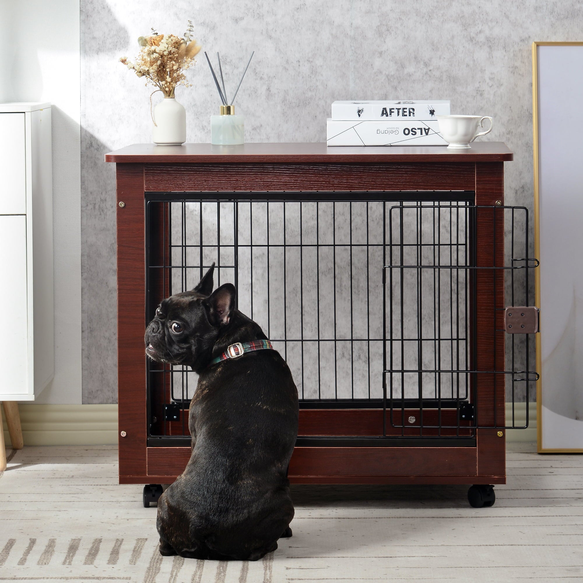 Dog Crate on Wheels， Seizeen 31