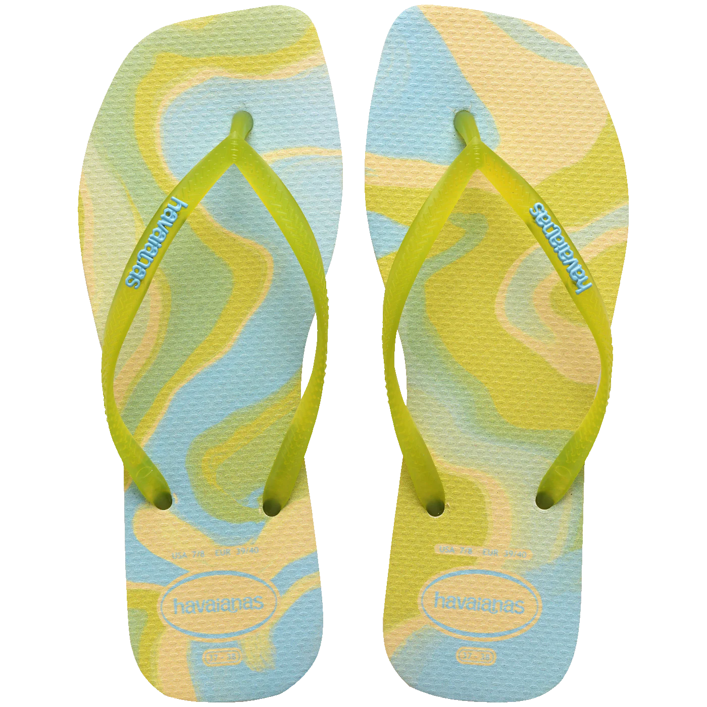 Chinelo Havaianas Slim Square Jelly