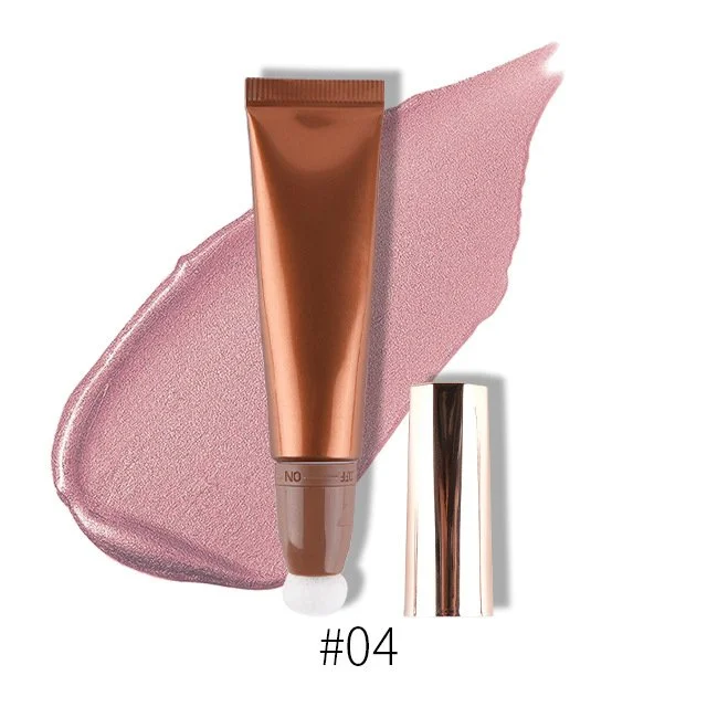 Custom Private Label 6 Shades Highlight Bronzer Stick with Sponge Tip