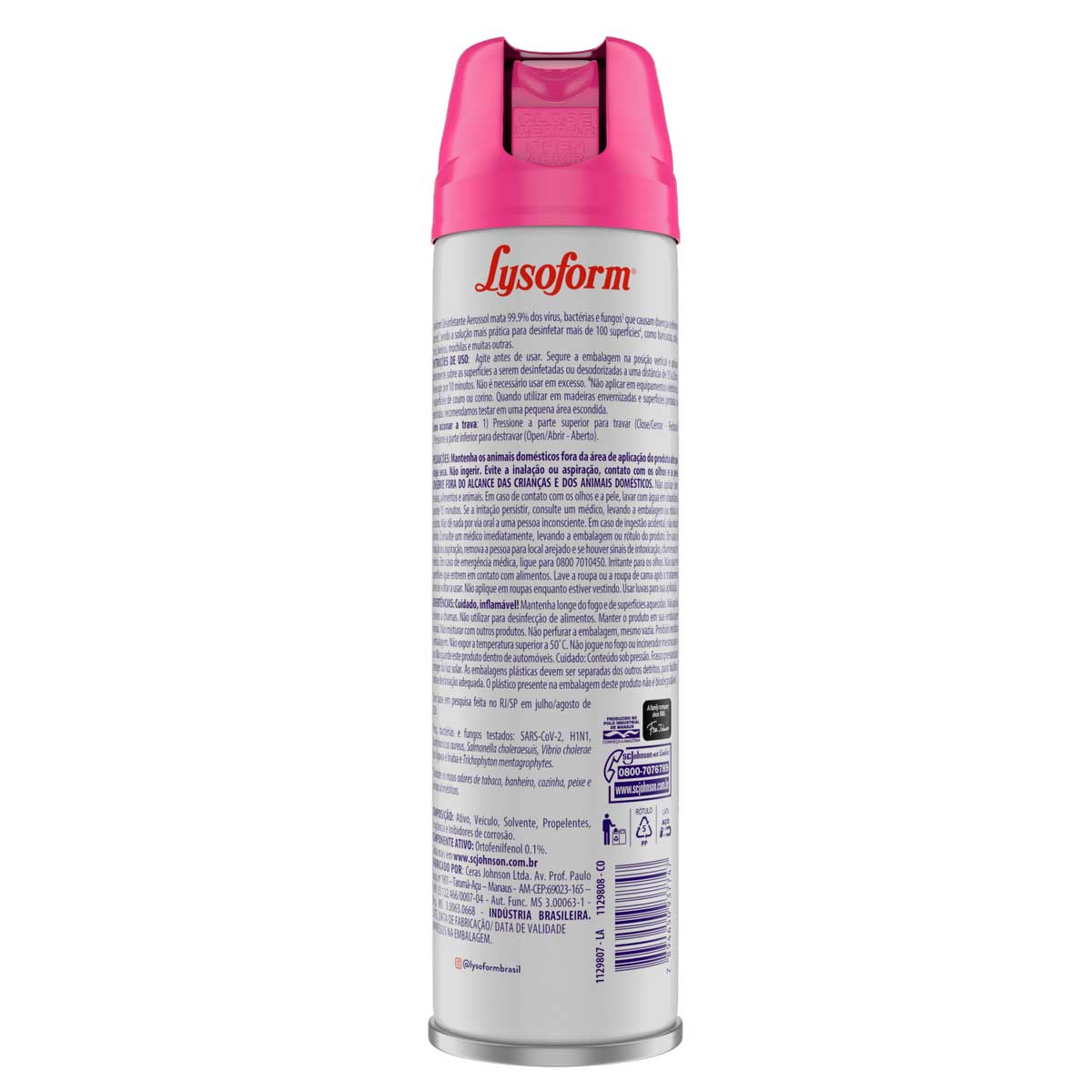 Desinfetante Aerossol Lysoform Lembrancas de Infancia 360ml