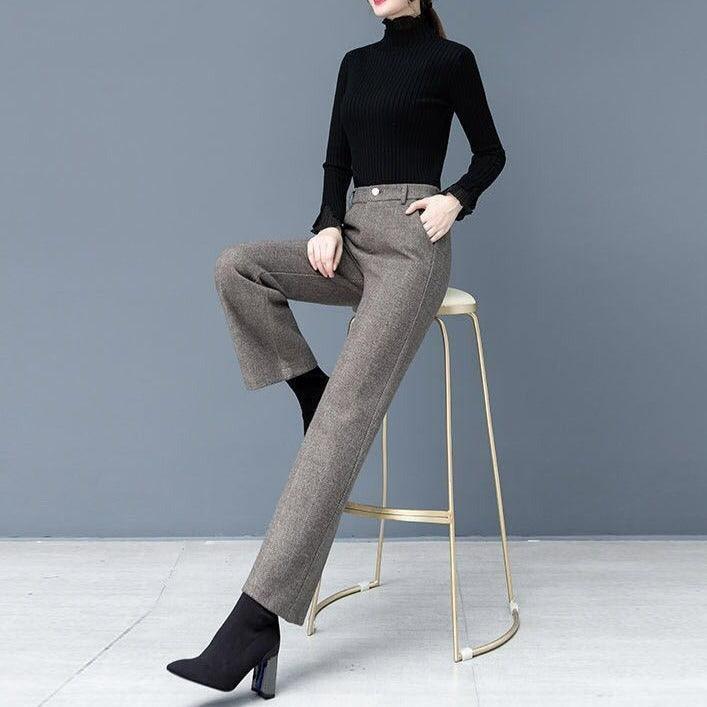 Calça Atena™ com Interior Forrado / A Mais Chique, Versátil e Confortável para usar no Inverno!