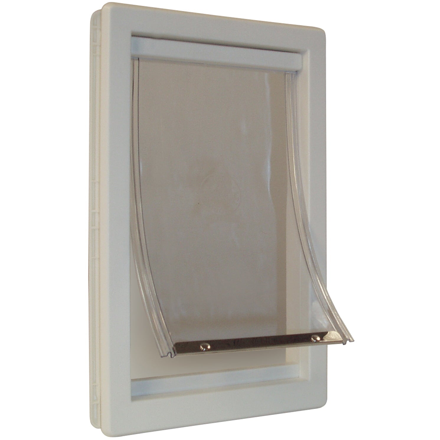 Ideal Pet Products Thermoplastic Dog Door， Off White， Small， 10.62