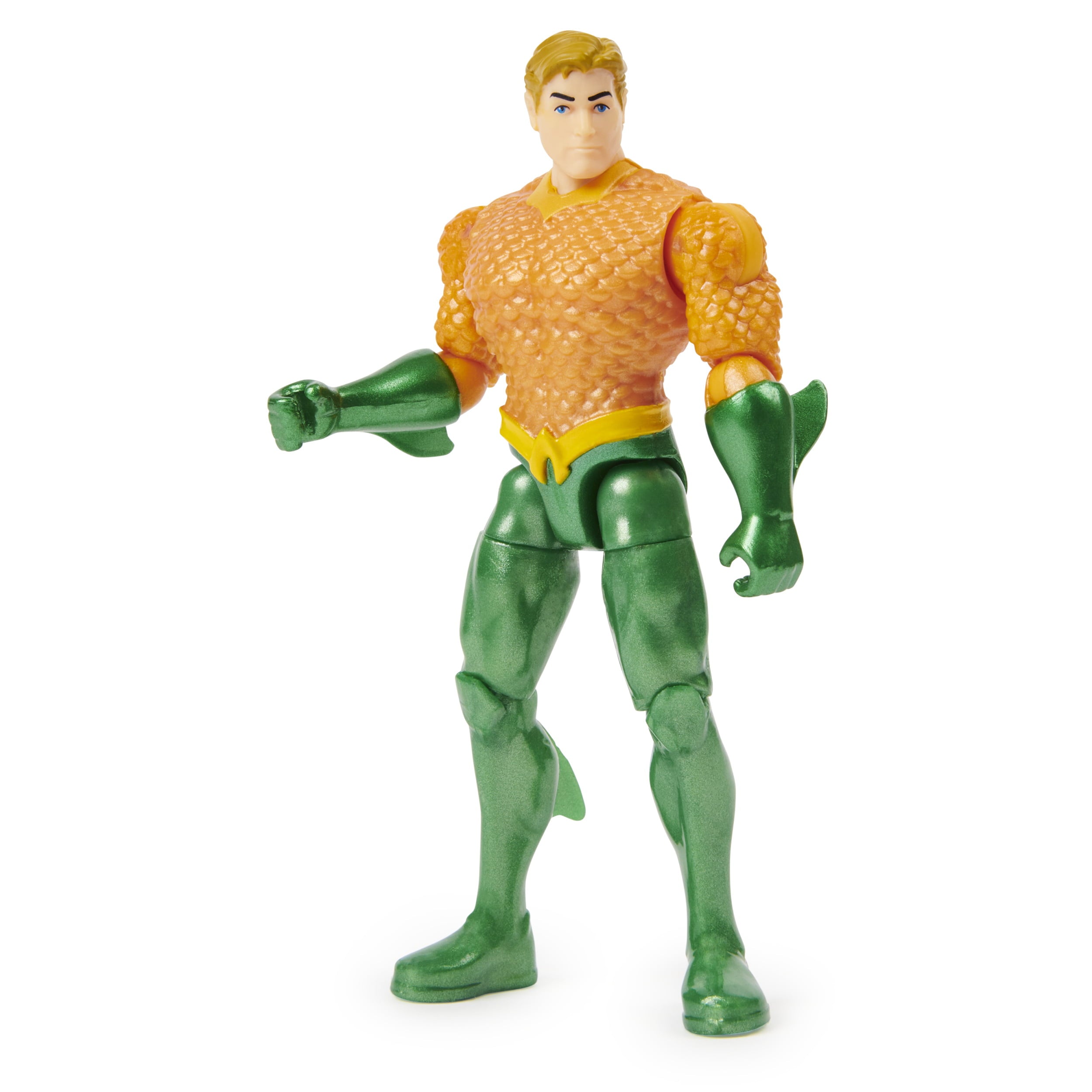 DC Comics 4-inch AQUAMAN Action Figure with 3 Mystery Accessories， Adventure 2