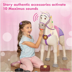 Disney Princess 32 inch Interactive Many Moods Maximus Horse (Unassembled/Closed Box)