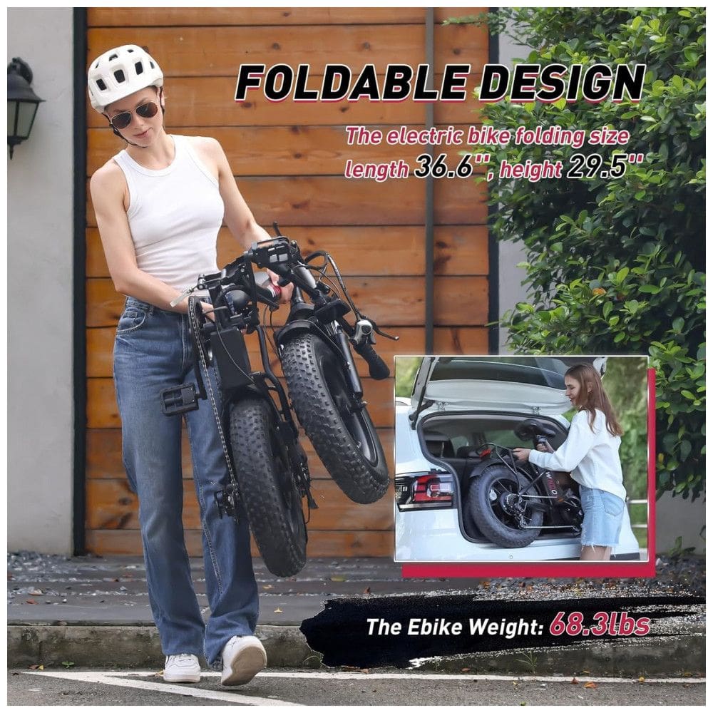 Bicicleta Elétrica Dobrável Windone S16 16