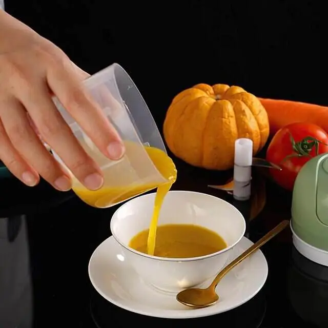 100/250ml Electric Mini USB Garlic Masher Wireless Garlic Grinder Press Mincer Vegetable Chili Meat Grinder Food Chopper Kitchen Tools