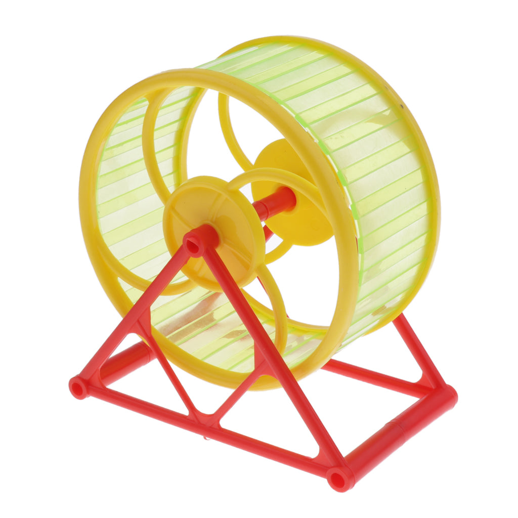 Exercise Jogging Running Wheel Toy Gerbils， Rats， Hamsters， Small Animals - Green