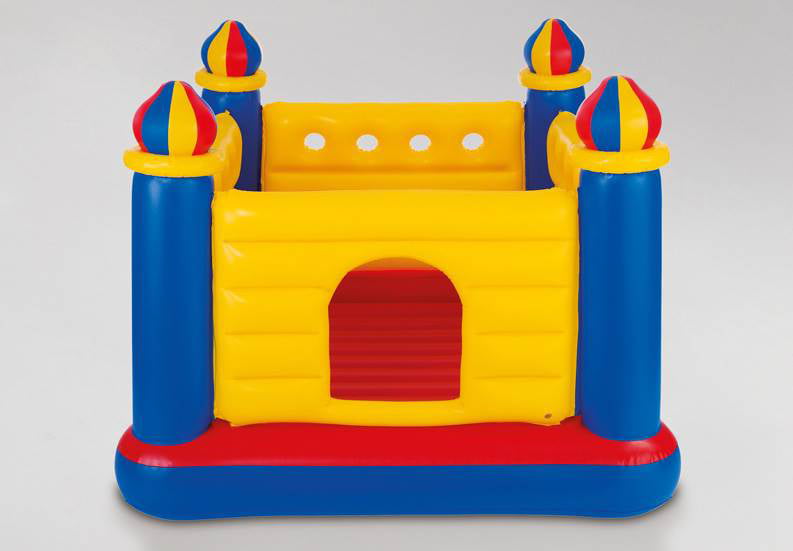 Intex Inflatable Colorful Jump-O-Lene Kids Castle Bouncer for Ages 3-6 | 48259EP
