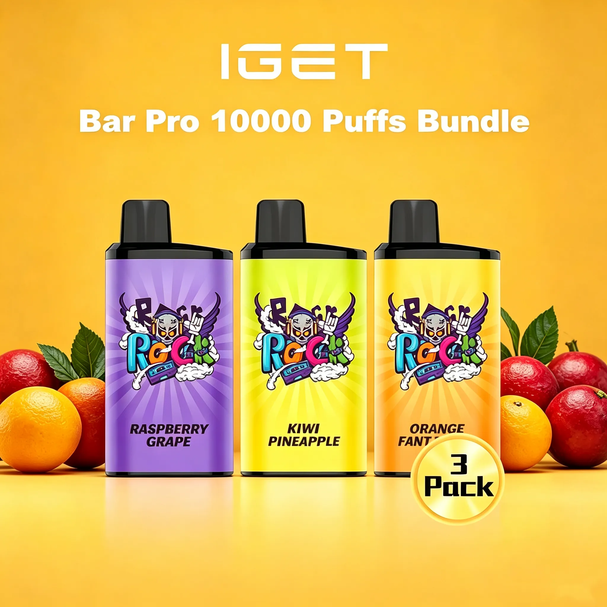 🔥 3-Pack & 5-Pack | IGET BAR PRO 10,000 Puffs | Sydney Stock 🇦🇺