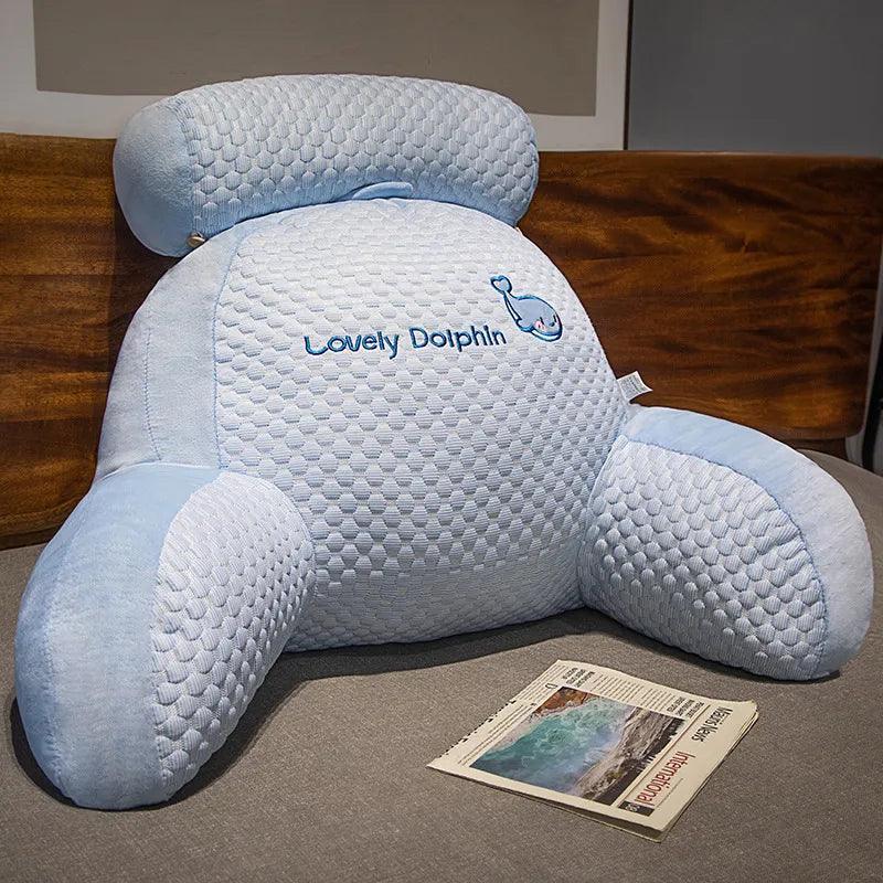Almofada Ergonômica Lovely Deluxe™ / O Melhor Suporte ao Seu Corpo Enquanto Você Relaxa, Lê ou Assiste TV!