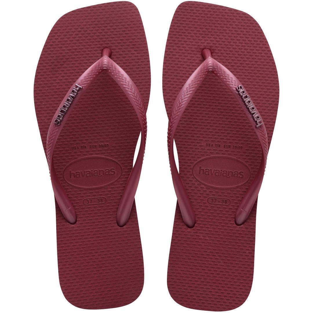 Chinelo Havaianas Slim Square Logo Metallic