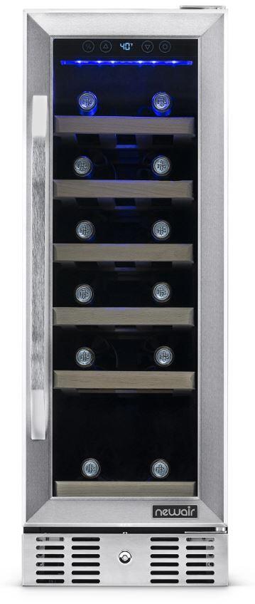NewAir AWR190SB 12 Inch Stainless Steel Wine Cooler